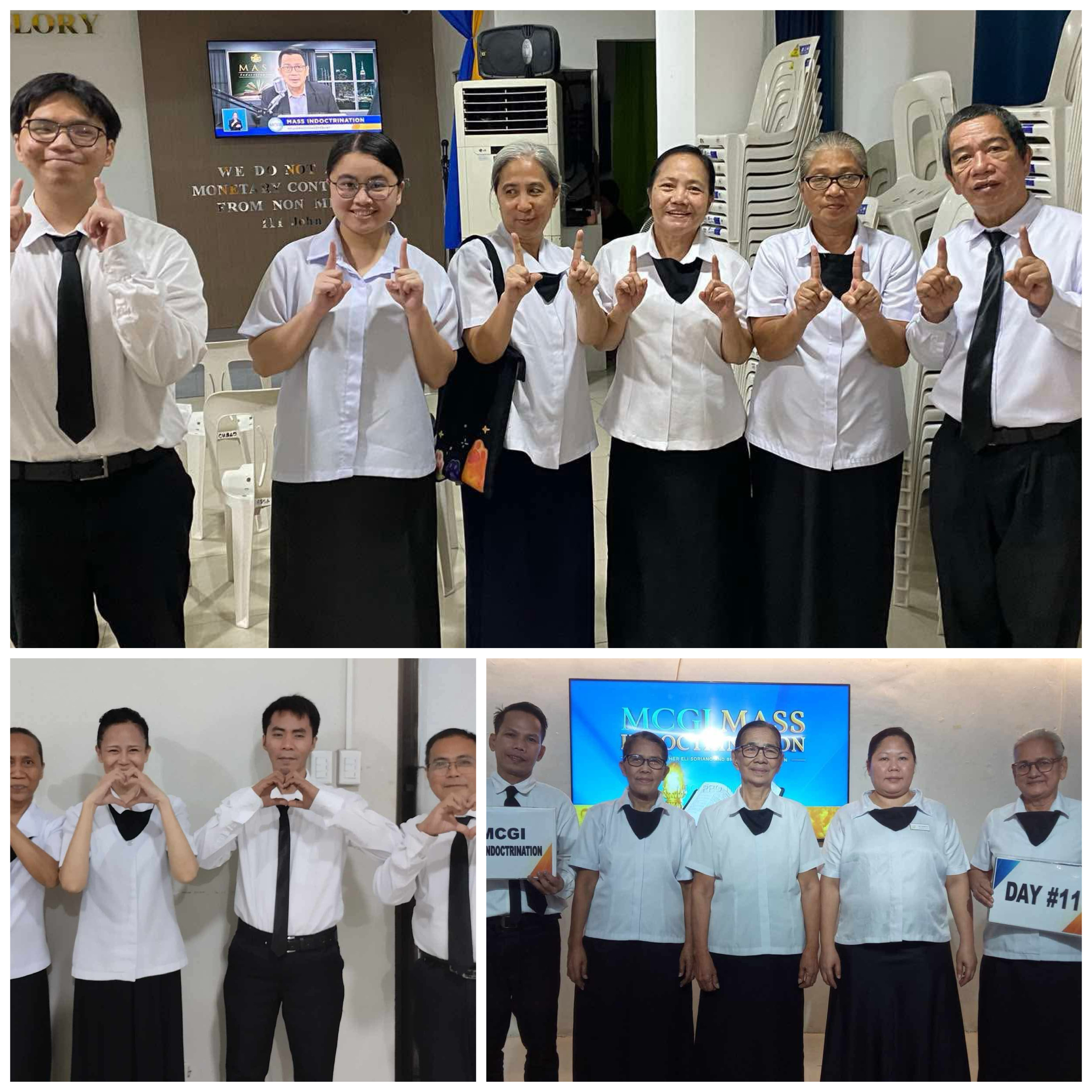 Attendance for Mass Indoctrination 11