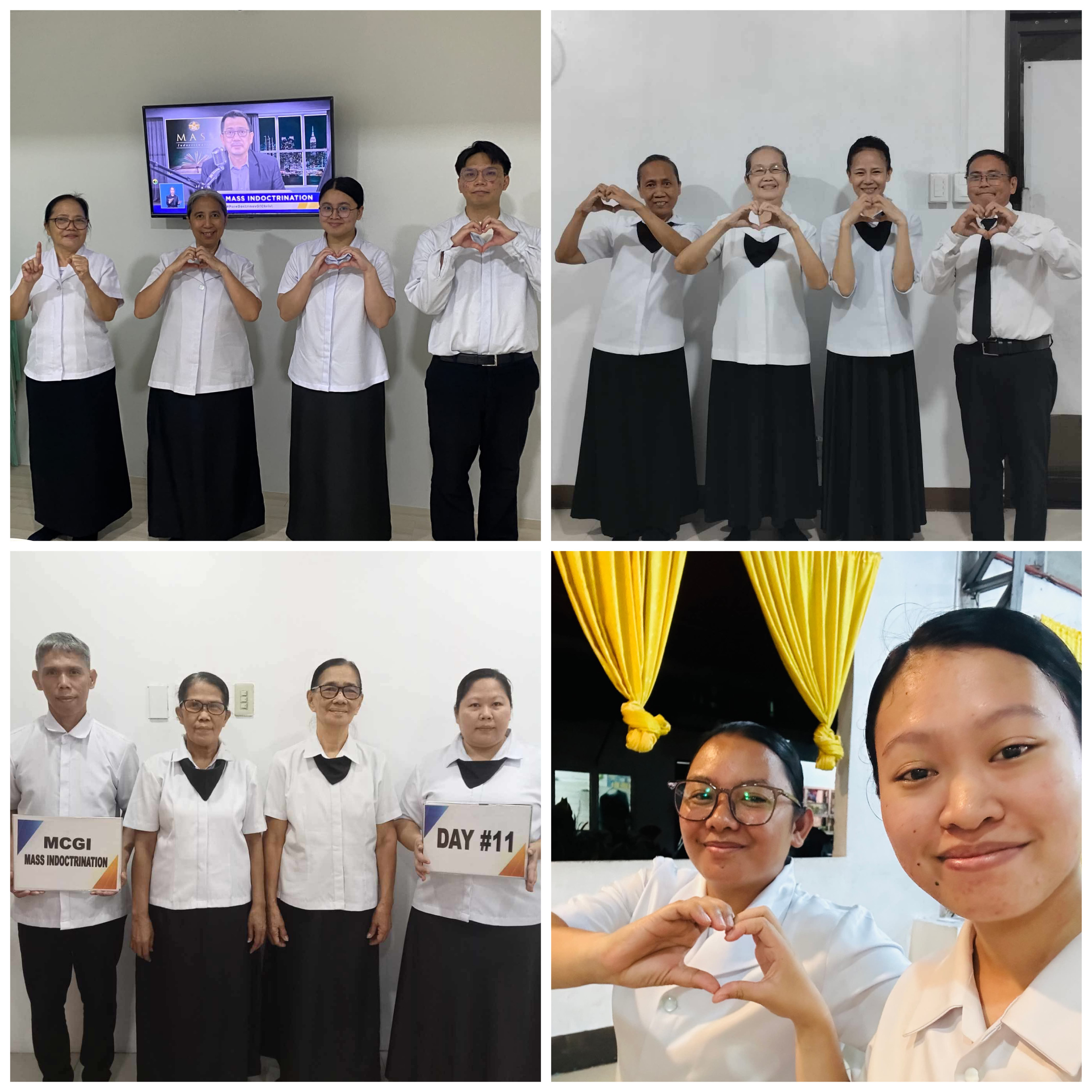 Attendance for Mass Indoctrination 11